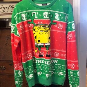 SpongeBob Christmas Sweatshirt M